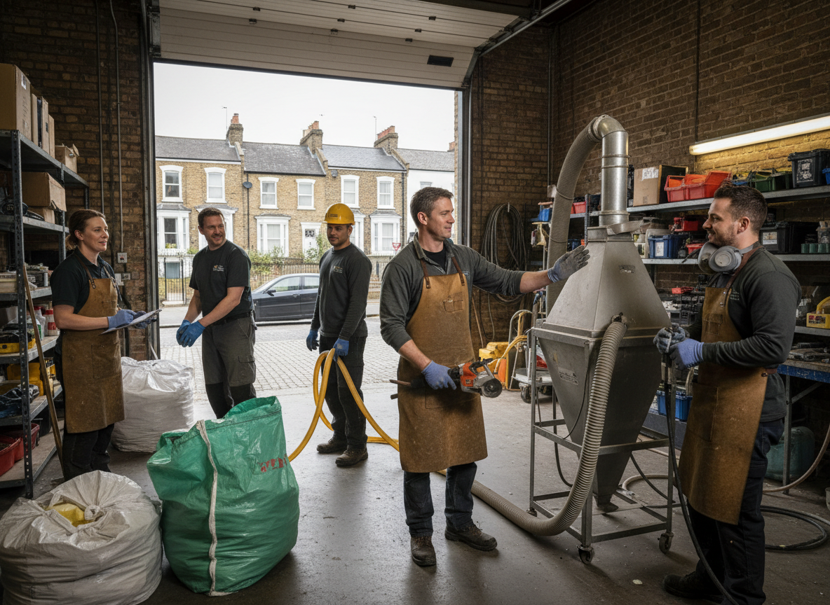 The Spray Foam Removal London team at work in London